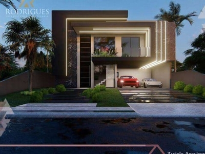 Casa com 4 dormitórios à venda, 255 m² por r$ 2.300.000,00 - condomínio shamballa ii - atibaia/sp