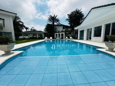 Casa com 6 dormitórios para alugar, 799 m² por r$ 30.000/mês - acapulco - guarujá/sp