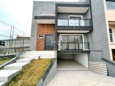 Casa em condomínio fechado com 3 quartos à venda na rua reinaldo stocco, 546, pinheirinho, curitiba por r$ 1.050.000