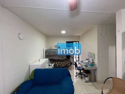 Flat com 1 dormitório à venda, 40 m² por r$ 255.000,00 - centro - são vicente/sp