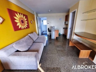Flat com 1 dormitório à venda, 51 m² por r$ 415.000,00 - mucuripe - fortaleza/ce