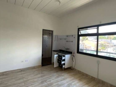 Kitnet com 1 dormitório para alugar, 60 m² por r$ 1.600,00/mês - nova gerti - são caetano do sul/sp