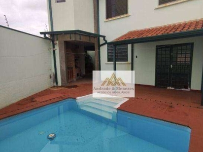 Sobrado com 3 dormitórios à venda, 180 m² por r$ 728.000,00 - city ribeirão - ribeirão preto/sp