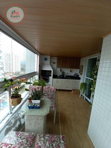 Apartamento em Boqueirão, Praia Grande/SP de 117m² 3 quartos à venda por R$ 594.000,00