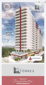 Apartamento em Boqueirão, Praia Grande/SP de 79m² 2 quartos à venda por R$ 480.998,00