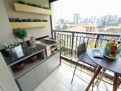 Apartamento em Marapé, Santos/SP de 63m² 2 quartos à venda por R$ 476.000,00