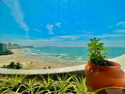 Apartamento em Vila Luis Antônio, Guarujá/SP de 190m² 4 quartos à venda por R$ 1.849.000,00