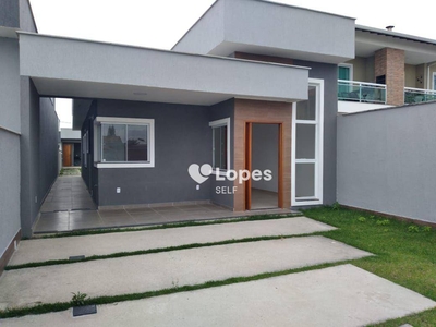 Casa em Jardim Atlântico Oeste (Itaipuaçu), Maricá/RJ de 100m² 3 quartos à venda por R$ 594.000,00