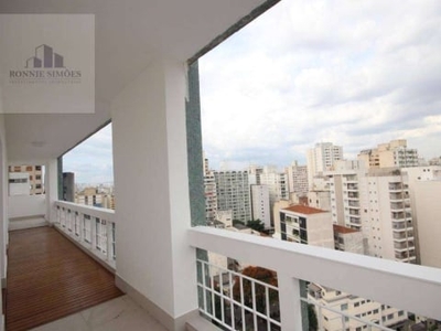 Cobertura penthouse para alugar e à venda em higienópolis, avenida angélica, nº 589, 4 dormitórios, 2 suítes, 4 salas, 2 vagas, 381 m², são paulo