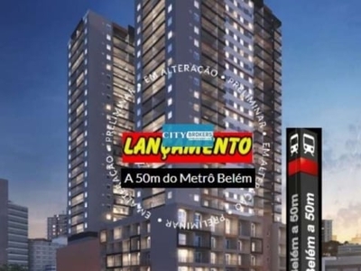 Lançamento - Apartamento Studio 27m², More à 50 metros do Metrô Belém com Lazer Completo Max Belém ?