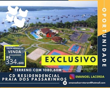 Lote/Terreno Praia dos Passarinhos lote com 957m² e 1.080m² - Ponta Negra Manaus