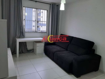 Apartamento com 2 quartos para alugar, 50m² - bairro - guarulhos/sp - por r$ 1.700,00