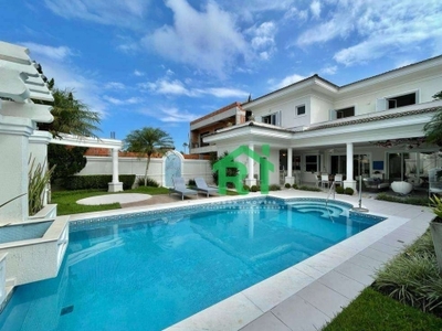 Casa com 4 dormitórios à venda, 420 m² por r$ 3.200.000,00 - acapulco - guarujá/sp