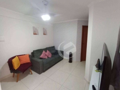 Cobertura com 2 dormitórios para alugar, 43 m² por r$ 2.570,00/mês - vila valparaíso - santo andré/sp