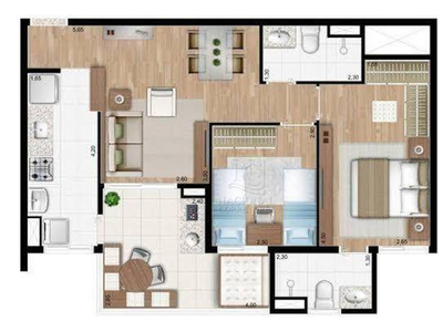 Apartamento Com 2 Dormitórios À Venda, 64 M² Por R$ 560.000,00
