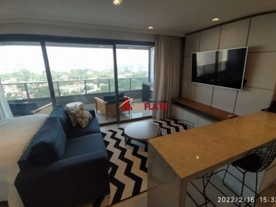 Flat com 1 quarto para alugar na avenida eusébio matoso, 218, pinheiros, são paulo, 46 m2 por r$ 7.800