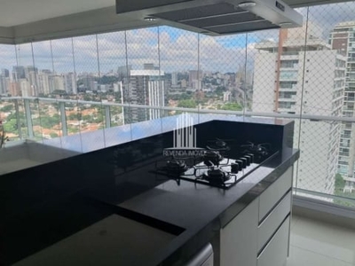 Apartamento á venda com 138m² ideal brooklin 3 dormitórios 2 suítes e 2 vagas - próximo ao trem