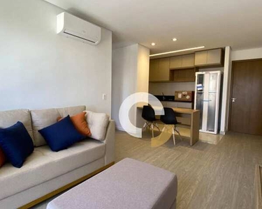 Apartamento com 1 dormitório para alugar, 51 m² por R$ 6.700,00/mês - Cambuí - Campinas/SP