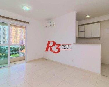 Apartamento com 1 dormitório para alugar, 53 m² por R$ 3.300,00/mês - José Menino - Santos