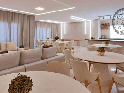 Apartamento com 2 dormitórios à venda, 80 m² por r$ 539.350,00 - centro - mongaguá/sp
