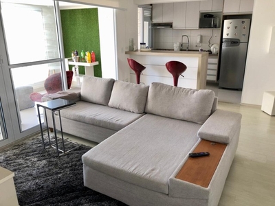 Apartamento para aluguel e venda com 74 m2 - 1 suíte - Mobiliado