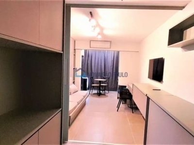 Apartamento studio mobiliado, 28 m² - r. vergueiro - metrô ana rosa - vila mariana