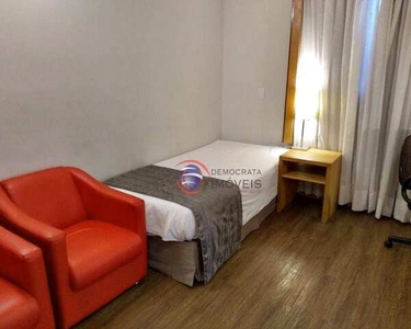 Flat com 1 dormitório para alugar, 55 m² por R$ 2.800,00/mês - Centro - Santo André/SP