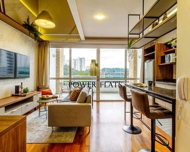 Flat para aluguel possui 65 metros quadrados com 1 quarto em Brooklin - São Paulo - SP