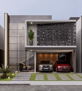 Casa de condomínio para venda, possui 200 metros quadrados com 4 suítes em Vitória da Conq