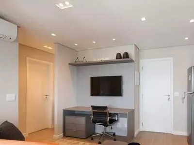 Apartamento com 1 dormitório para alugar, 38 m² por R$ 4.750,00/mês - Brooklin - São Paulo