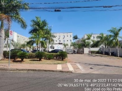 Apartamento em Parque das Flores II, São José do Rio Preto/SP de 45m² 2 quartos à venda por R$ 145.000,00