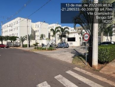 Apartamento em Patrimonio Santo Antonio, Birigui/SP de 44m² 2 quartos à venda por R$ 149.000,00