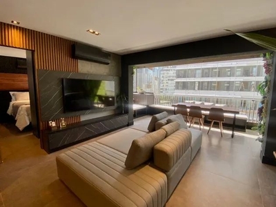Apartamento mobiliado com 1 suíte à venda, 70 m² por R$ 1.600 .000 e locação por R$13.000