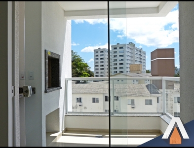 Apartamento no Bairro Boa Vista em Blumenau com 2 Dormitórios (1 suíte) e 71 m²