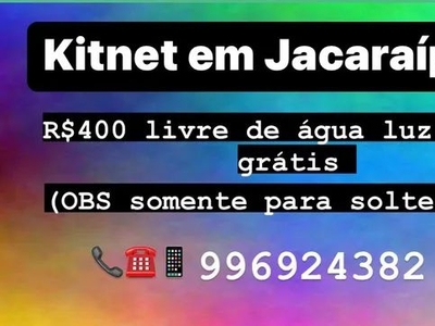 Kitnet em Jacaraípe R$400 livre de água luz wi-fi grátis