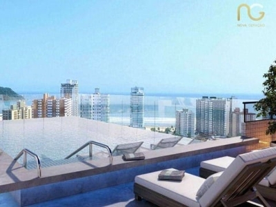Apartamento com 3 dormitórios à venda, 110 m² por r$ 833.768,96 - boqueirão - praia grande/sp