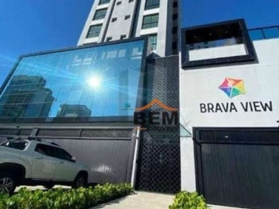 Apartamento com 3 dormitórios para alugar, 82 m² por r$ 6.580,01/mês - praia brava - itajaí/sc