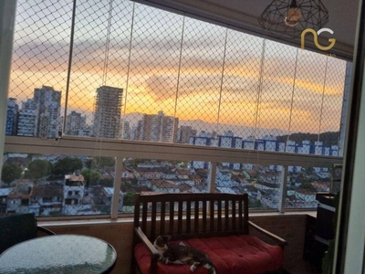 Apartamento em Canto do Forte, Praia Grande/SP de 75m² 2 quartos à venda por R$ 549.000,00