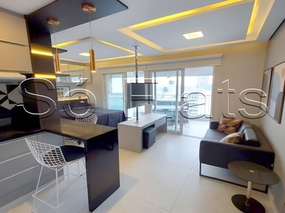 Apartamento em Pinheiros, São Paulo/SP de 37m² 1 quartos para locação R$ 5.500,00/mes