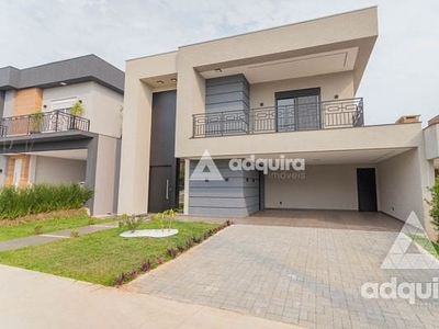 Casa em Jardim Carvalho, Ponta Grossa/PR de 251m² 3 quartos à venda por R$ 1.674.000,00