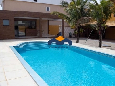 Casa frente lagoa com piscina em figueira - arraial do cabo