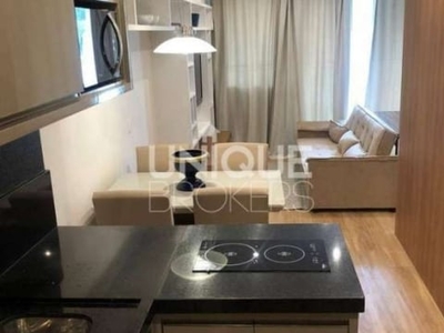 Flat com 1 dormitório para alugar, 44 m² por r$ 3.350,00/mês - centro - jundiaí/sp