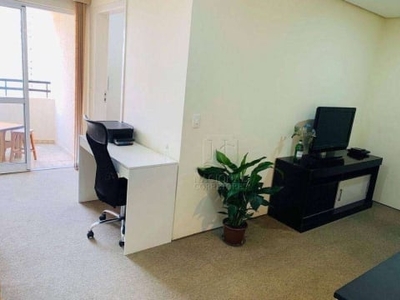 Flat com 1 dormitório para alugar, 41 m² por r$ 3.502,00/mês - centro - santo andré/sp