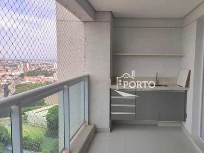 Apartamento com 1 dormitório para alugar, 54 m² - Cidade Jardim - Piracicaba/SP