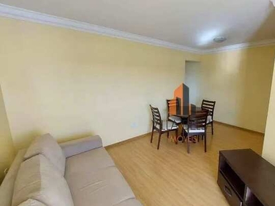 Apartamento com 1 dormitório para alugar, 56 m² por R$ 1.807,87/mês - Casa Branca - Santo