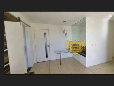 Apartamento com 2 dormitórios para alugar, 61 m² por R$ 2.603,75/mês - Centro - Niterói/RJ