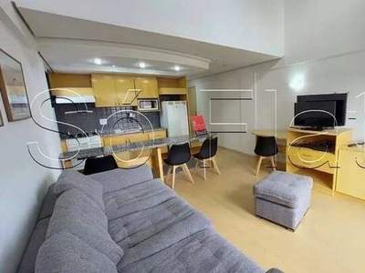 Flat para locação no Moema Duplex Life contendo 53m², 1 dormitório e 1 vaga de garagem