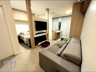 Apartamento à venda em Campo Belo com 49 m², 1 quarto, 1 vaga