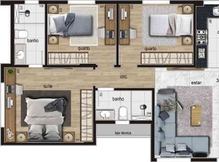 Cobertura com 3 quartos à venda no bairro Prado, 173m²