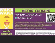 Quartos compartilhados - fácil ir ate metro da estação SÉ